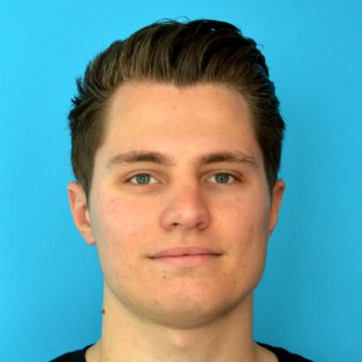 Profile Picture of James, against a blue background